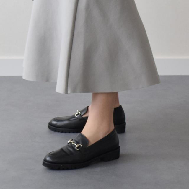 ファビオ ルスコーニ（FABIO RUSCONI）/FABIO RUSCONI◆3．5cmヒール◆EVAタンクソールビットローファー