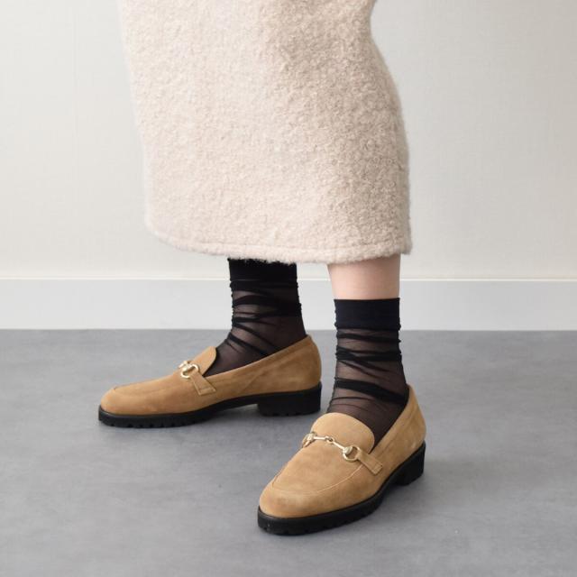 ファビオ ルスコーニ（FABIO RUSCONI）/FABIO RUSCONI◆3．5cmヒール◆EVAタンクソールビットローファー