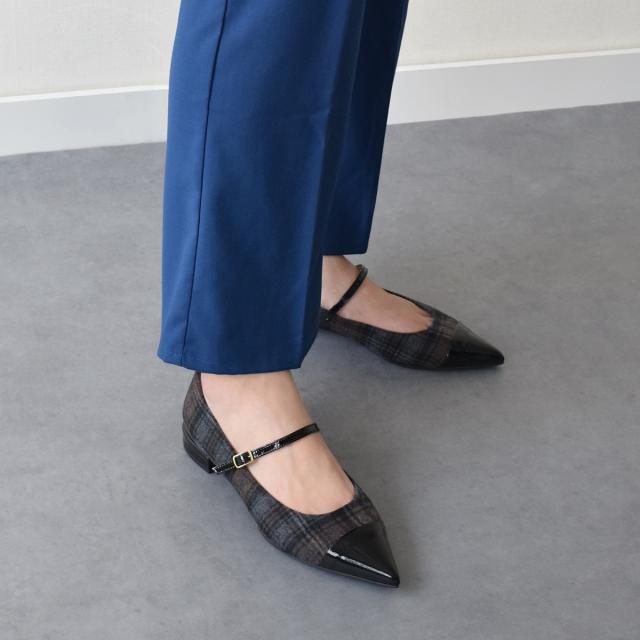 ファビオ ルスコーニ（FABIO RUSCONI）/FABIO RUSCONI◆2cmヒール◆ポインテッドトウメリージェーンパンプス