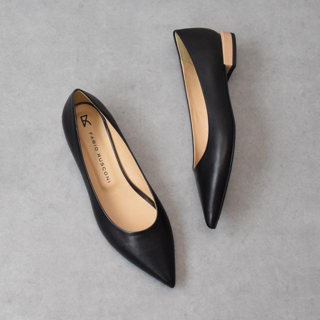 ファビオ ルスコーニ（FABIO RUSCONI）/FABIO RUSCONI◆2cmヒール◆ポインテッドトウカラーヒールパンプス