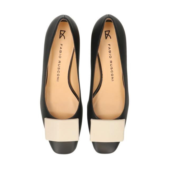 ファビオ ルスコーニ（FABIO RUSCONI）/FABIO RUSCONI◆3．8cmヒール◆オーナメントパンプス