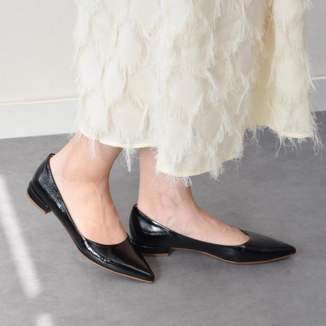 ファビオ ルスコーニ（FABIO RUSCONI）/FABIO RUSCONI◆2cmヒール◆ポインテッドトウカラーヒールパンプス