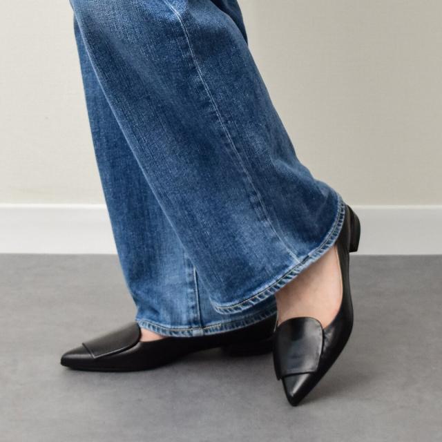 ファビオ ルスコーニ（FABIO RUSCONI）/Fabio Rusconi◆2cmヒール◆ローヒールポインテッドトウパンプス