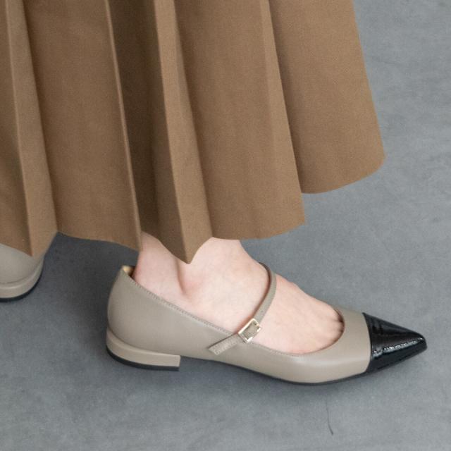 ファビオ ルスコーニ（FABIO RUSCONI）/Fabio Rusconi◆2cmヒール◆ポインテッドトウメリージェーンパンプス