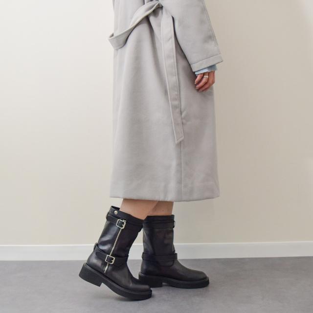 ファビオ ルスコーニ（FABIO RUSCONI）/Fabio Rusconi◆4．5cmヒール◆ラウンドトウEVAソールエンジニアブーツ ファビオ ルスコーニ（FABIO RUSCONI）/Fabio Rusconi◇4．5cmヒール