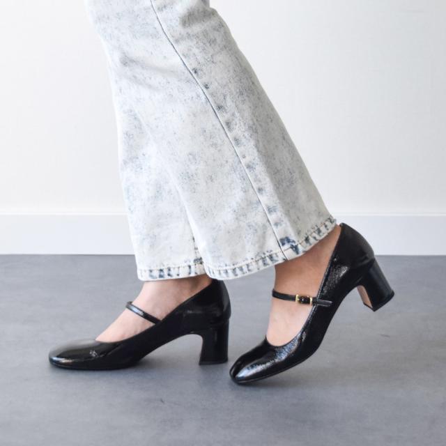 ファビオ ルスコーニ（FABIO RUSCONI）/FABIO RUSCONI◆5．8cmヒール◆スクエアトウボロネーゼパンプス