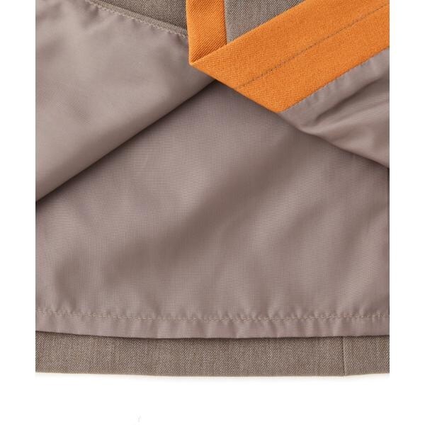 エヌ ナチュラルビューティーベーシック/ベルト付バイカラータイトスカート《S Size Line》