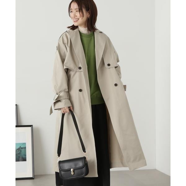エヌ ナチュラルビューティーベーシック（N．Natural Beauty Basic*）/マルチウェイロングトレンチコート《S Size Line》