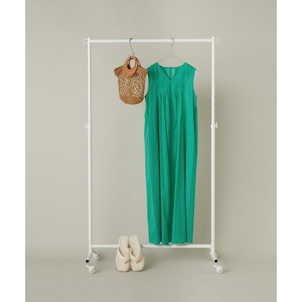 エヌ ナチュラルビューティーベーシック（N．Natural Beauty Basic*）/タックショルダーコットンボイルワンピース《S Size Line》