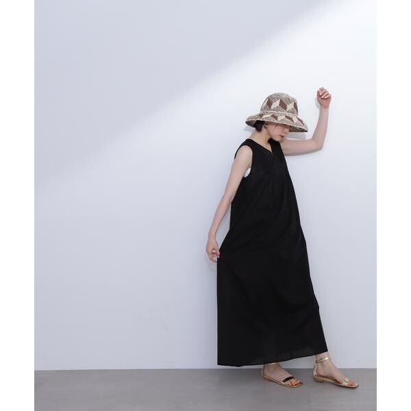 エヌ ナチュラルビューティーベーシック（N．Natural Beauty Basic*）/タックショルダーコットンボイルワンピース《S Size Line》