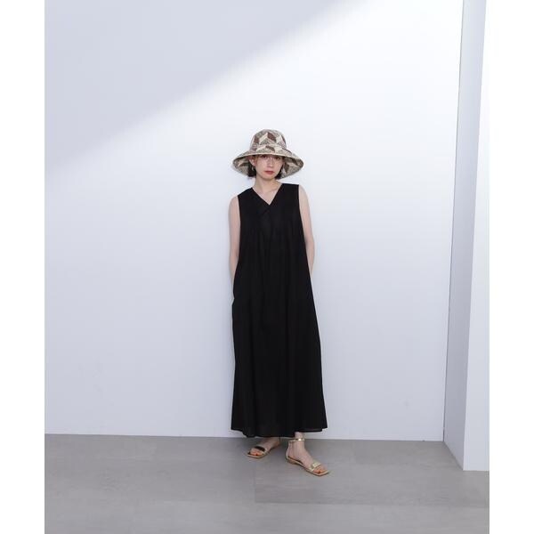 エヌ ナチュラルビューティーベーシック（N．Natural Beauty Basic*）/タックショルダーコットンボイルワンピース《S Size Line》