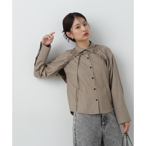 エヌ ナチュラルビューティーベーシック（N．Natural Beauty Basic*）/ボレロセットノースリーブシャツ