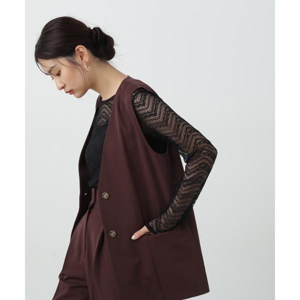 エヌ ナチュラルビューティーベーシック（N．Natural Beauty Basic*）/Vネックジレ