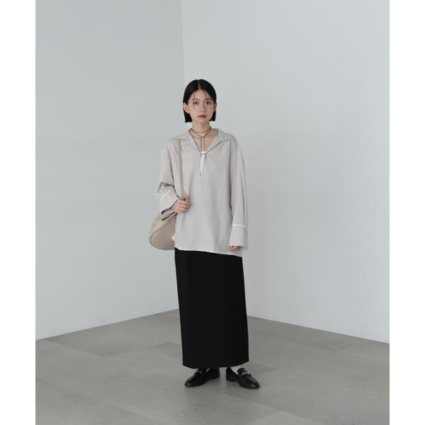 エヌ ナチュラルビューティーベーシック（N．Natural Beauty Basic*）/ポンチストレートスカート《S Size Line》_4