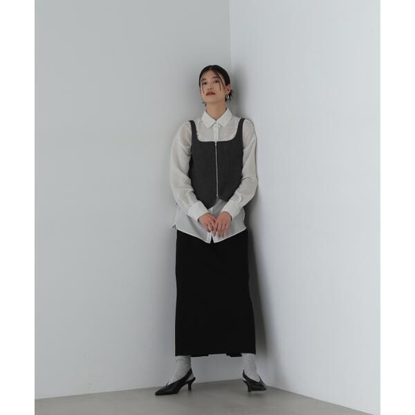 エヌ ナチュラルビューティーベーシック（N．Natural Beauty Basic*）/ポンチストレートスカート《S Size Line》_10