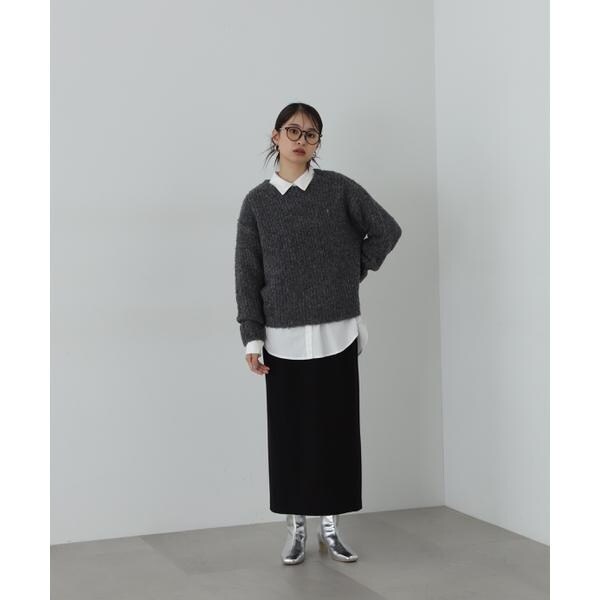 エヌ ナチュラルビューティーベーシック（N．Natural Beauty Basic*）/ポンチストレートスカート《S Size Line》_12