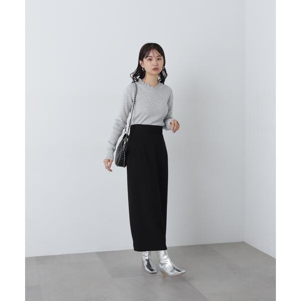 エヌ ナチュラルビューティーベーシック（N．Natural Beauty Basic*）/ポンチストレートスカート《S Size Line》_16