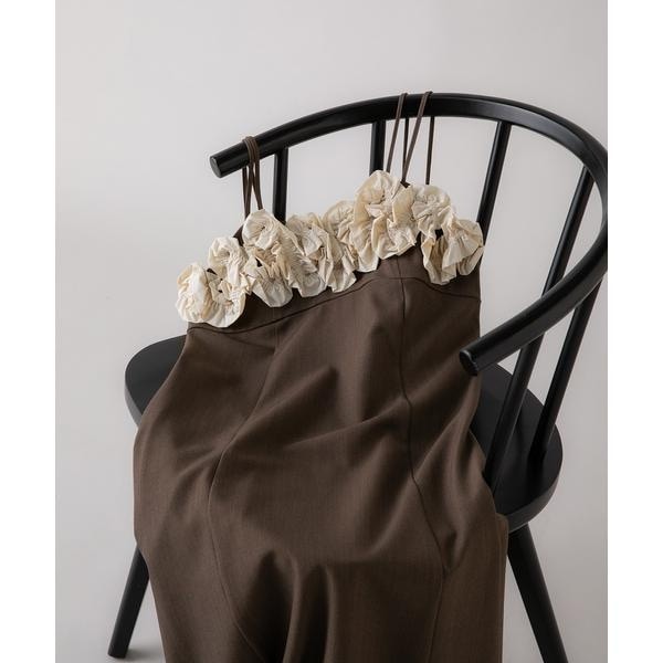 エヌ ナチュラルビューティーベーシック（N．Natural Beauty Basic*）/ラッフルビスチェキャミワンピースの通販は 6,776円