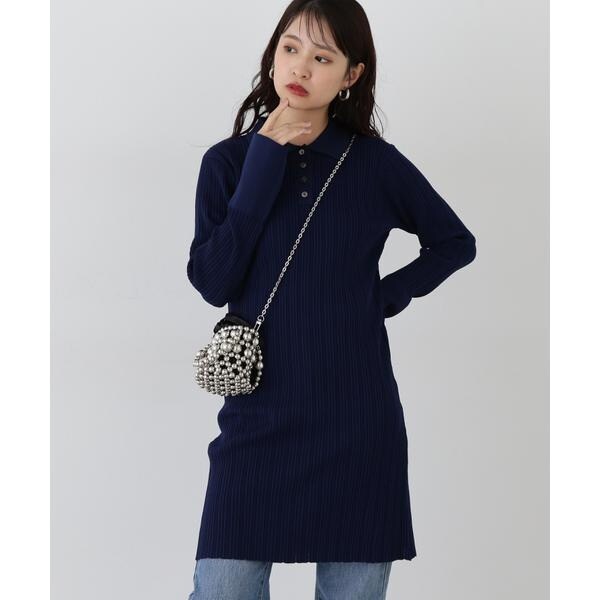 エヌ ナチュラルビューティーベーシック（N．Natural Beauty Basic*）/フレアカフスポロミニワンピースの通販は 9,743円