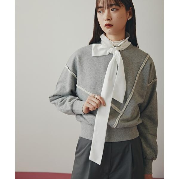 エヌ ナチュラルビューティーベーシック（N．Natural Beauty Basic*）/スキッパーリボンタイブラウスの通販は 9,493円