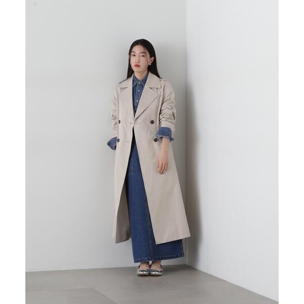美品♡ビューティーアンドユース♡2wayノーカラートレンチコート♡ by ※ライナー付 ノーカラートレンチコート （トレンチコート