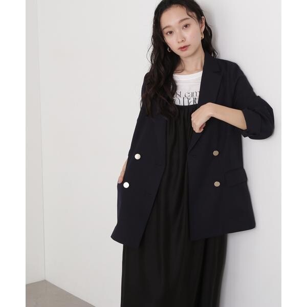 エヌ ナチュラルビューティーベーシック（N．Natural Beauty Basic*）/テーラードダブルジャケット