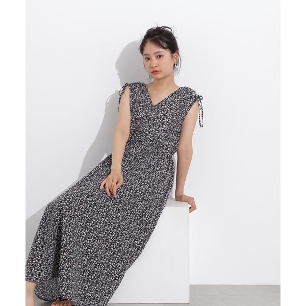 Ｎ　フラワープリント ノースリーブワンピース 他 N.Natural Beauty Basic ワンピース 「PS/低身長サイズ