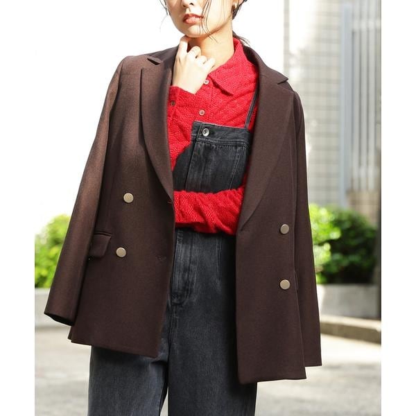 エヌ ナチュラルビューティーベーシック（N．Natural Beauty Basic*）/ダブルブレストテーラードジャケット