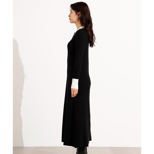 【新品】N.Natural Beauty Basic　襟付きニットワンピース N.Natural Beauty Basic（エヌ ナチュラルビューティーベーシック