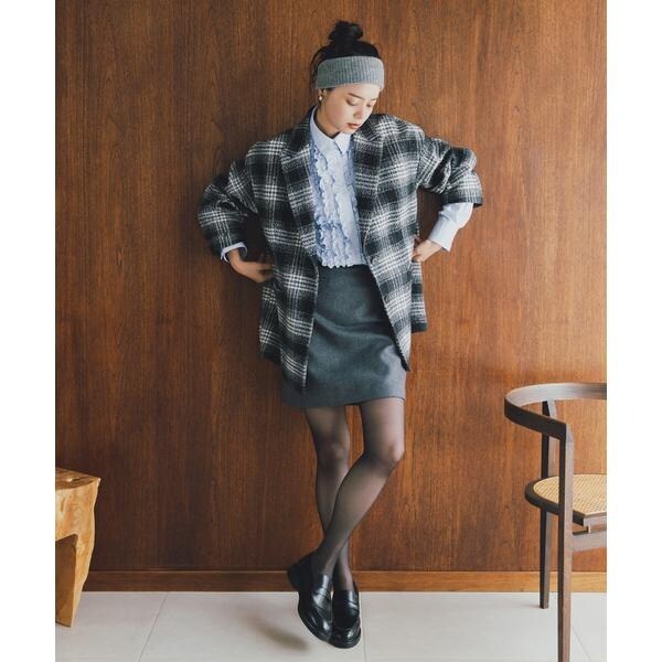 エヌ ナチュラルビューティーベーシック（N．Natural Beauty Basic*）/フラノミニスカート