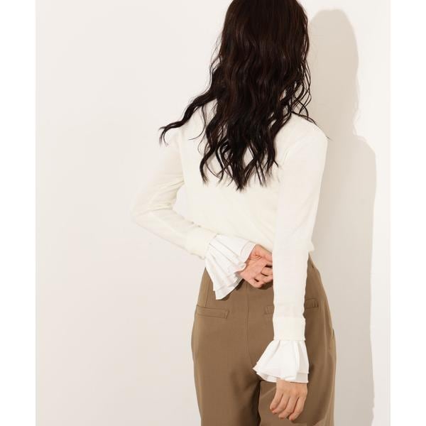 エヌ ナチュラルビューティーベーシック（N．Natural Beauty Basic*）/カフスドッキングニット