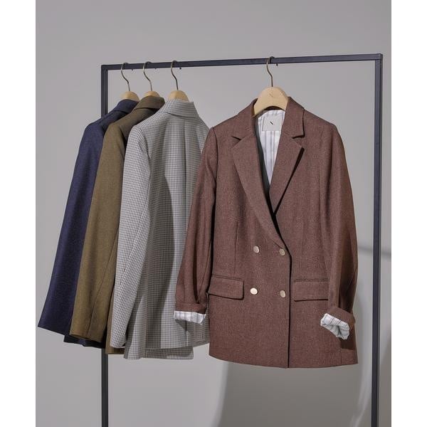 エヌ ナチュラルビューティーベーシック（N．Natural Beauty Basic*）/ダブルブレストテーラードジャケット