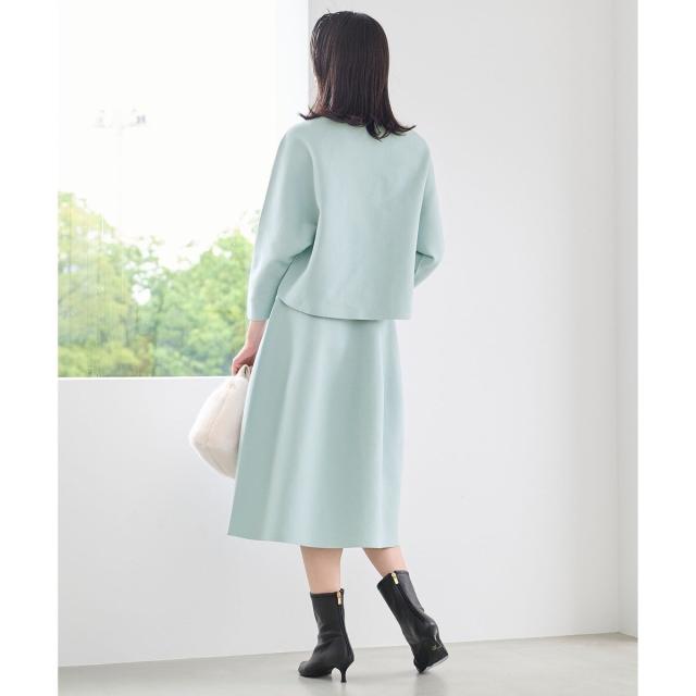 自由区（JIYU−KU）/ポリエステルホールガーメントラグランボタン ニット_9