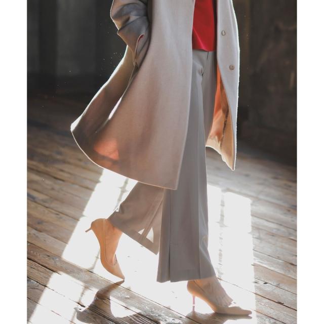 自由区（JIYU−KU）/【洗える】T/R/Wストレッチストレート パンツ