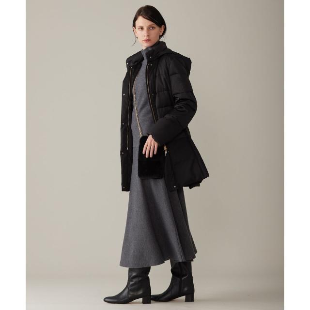 自由区（JIYU−KU）/【撥水加工・洗える】ブライトダウンフード付き