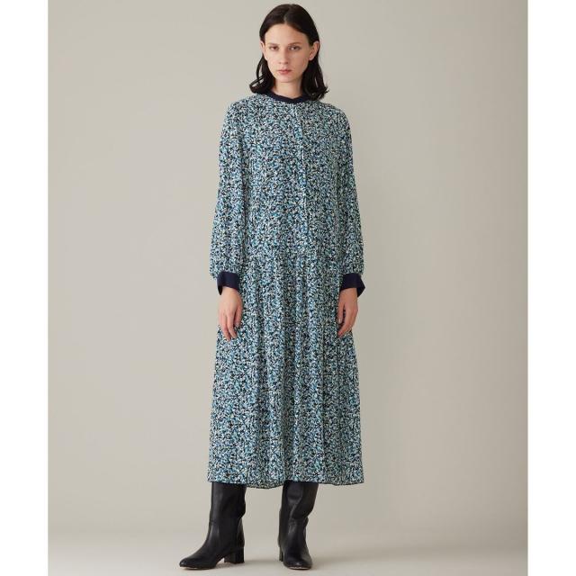 自由区（JIYU−KU）/【洗える】フラワーペタルプリント ワンピース