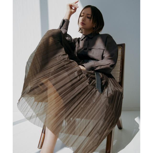 ICB（ICB）/【洗える】シアープリーツオーガン スカートの通販は