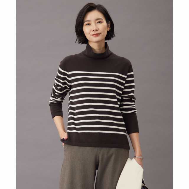 Ｊプレス（J．PRESS）/【洗える】SEMI WORSTED WOOL バスクボーダー