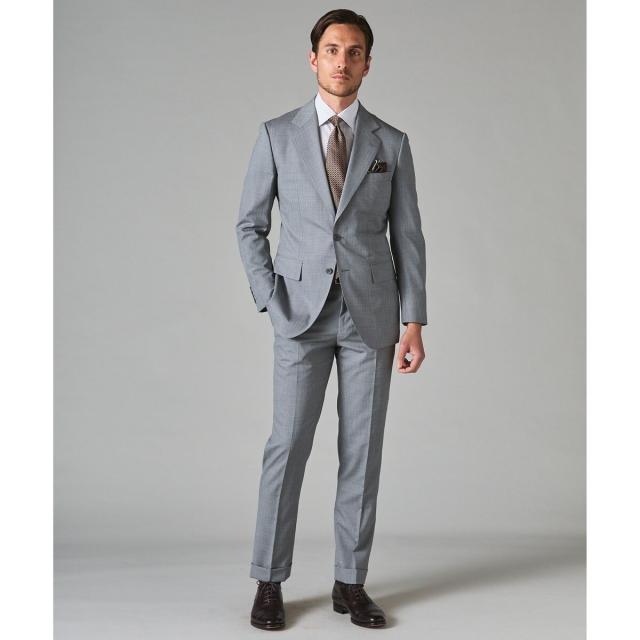 111 新品 ◆ 五大陸 ドーメル アマデウス ビジネス スーツ M 訳 AB5 五大陸（gotairiku）/【DORMEUIL】トロピカルアマデウス スーツ