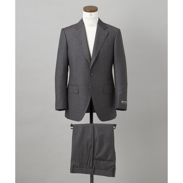五大陸（gotairiku）/【DORMEUIL】AMADEUS365 スーツ（グレーストライプ）