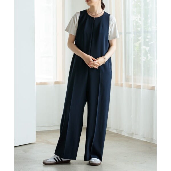 URBANRESEARCHフロントジップオールインワン セール】フロントジップオールインワン（サロペット