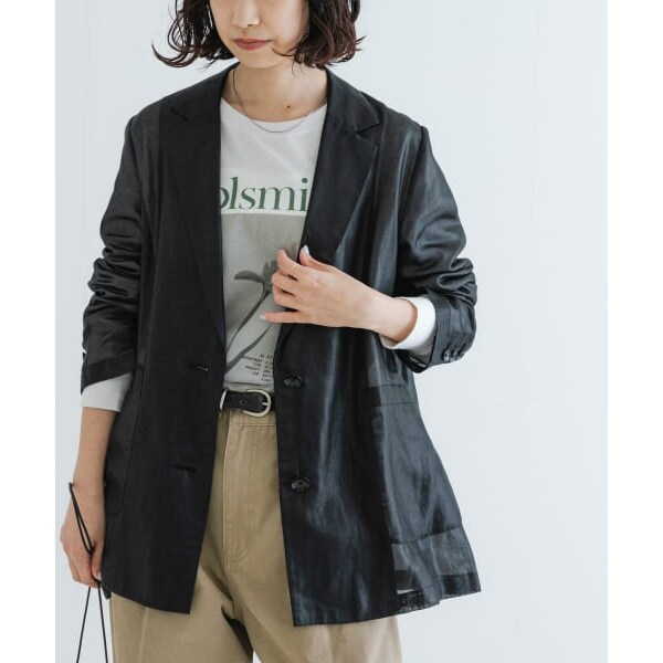 ☆国内発送☆J CREW レザートリムツイードジャケット ☆国内発送☆J CREW レザートリムツイードジャケット