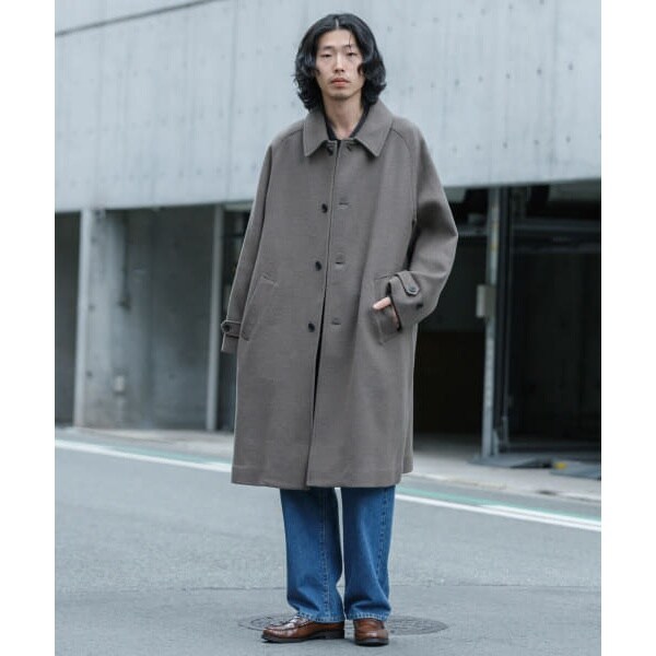 アーバンリサーチ メンズ バルカラーコート WEB限定 WARDROBE SMART】Reflax バルマカーンコート（ステン