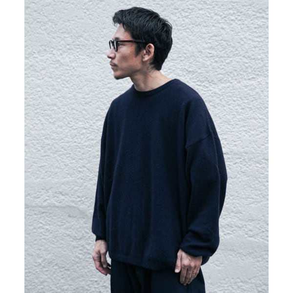 アーバンリサーチ（URBAN RESEARCH）/【予約】SUPER WIDE CASHMERE CREW NECK