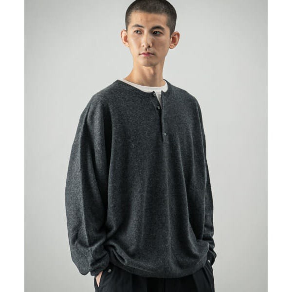 アーバンリサーチ（URBAN RESEARCH）/【予約】SUPER WIDE CASHMERE HENRY NECK