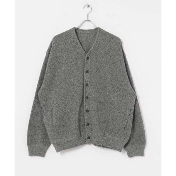 【NEW】アーバンリサーチ（URBAN RESEARCH）/『別注』crepuscule×UR　Moss Stitch V−neck Cardigan