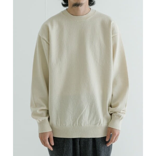 【NEW】アーバンリサーチ（URBAN RESEARCH）/Yonetomi　RIGID CASHMERE KNIT PULLOVER