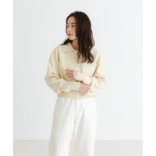 アーバンリサーチ(URBAN RESEARCH)/スウェットライクシャツカラーニットの通販は アーバンリサーチ(URBAN RESEARCH)/スウェットライクシャツカラーニットの通販は