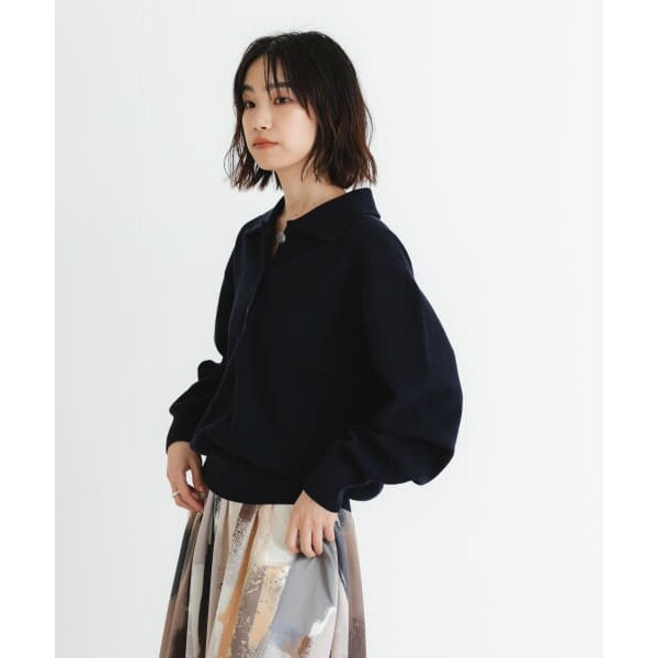 アーバンリサーチ(URBAN RESEARCH)/スウェットライクシャツカラーニットの通販は アーバンリサーチ(URBAN RESEARCH)/スウェットライクシャツカラーニットの通販は