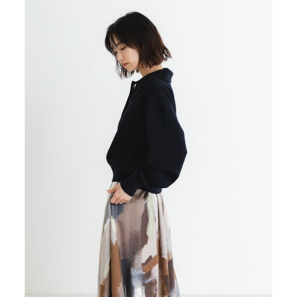 アーバンリサーチ(URBAN RESEARCH)/スウェットライクシャツカラーニットの通販は アーバンリサーチ(URBAN RESEARCH)/スウェットライクシャツカラーニットの通販は